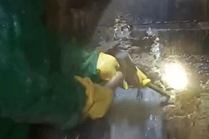 保定消防水池堵漏施工视频